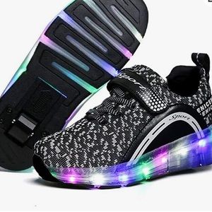 Qneic Roller Light Up Wheels Shoes - Size 1